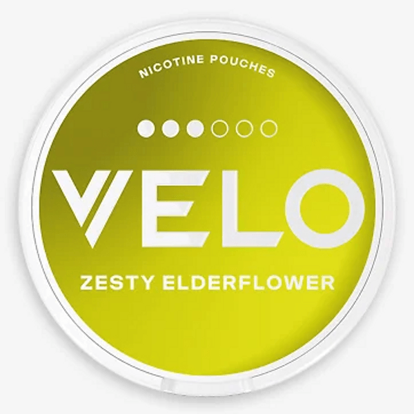 VELO Zesty Elderflower nikotinpárnák