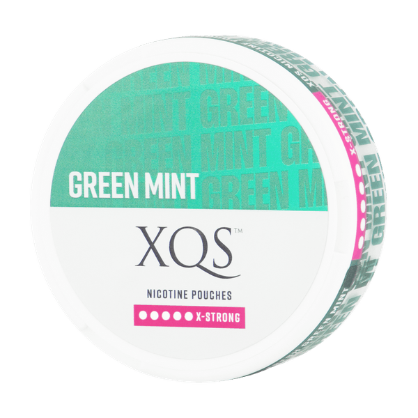 XQS Green Mint X-Strong nikotinpárnák