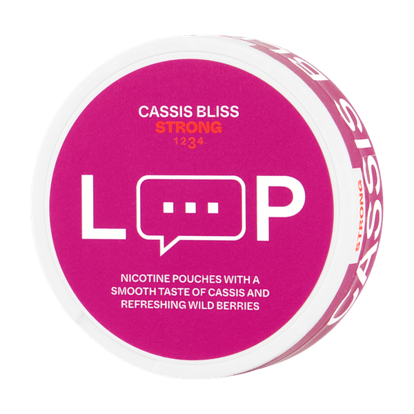 LOOP Cassis Bliss Strong nikotinpárnák