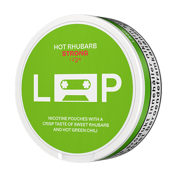 LOOP Hot Rhubarb Strong nikotinpárnák