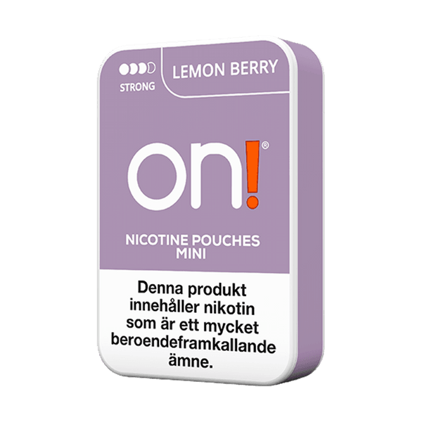 on! Lemon Berry Strong 6mg nikotinpárnák