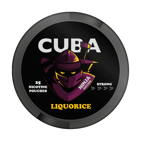 CUBA Ninja Liquorice nikotinpárnák