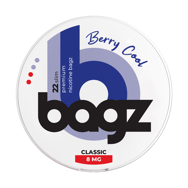 Bagz Bagz Berry Cool 8mg nikotinpárnák