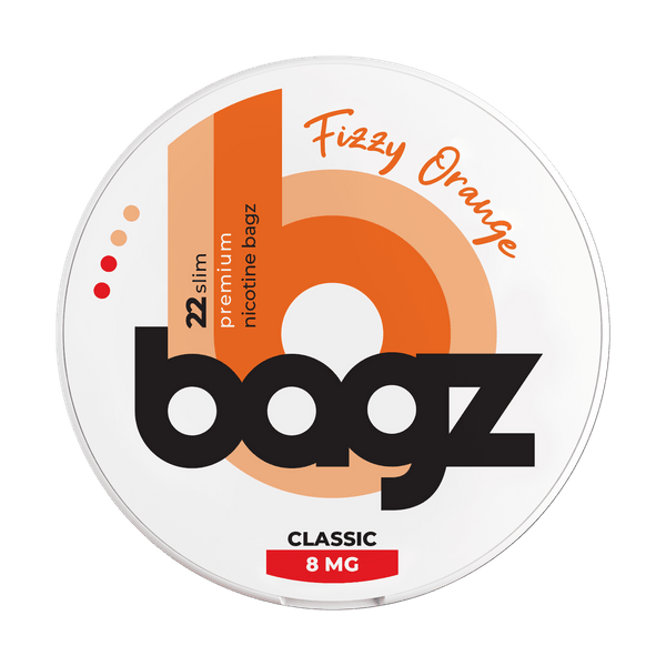 Bagz Bagz Fizzy Orange 8mg nikotinpárnák