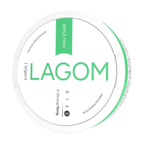 LAGOM Lagom Apple Mint 16mg nikotinpárnák