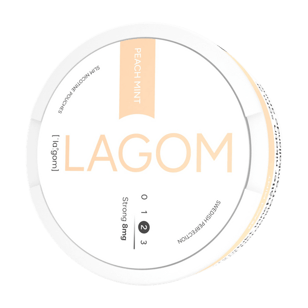 LAGOM Lagom Peach Mint 8mg nikotinpárnák