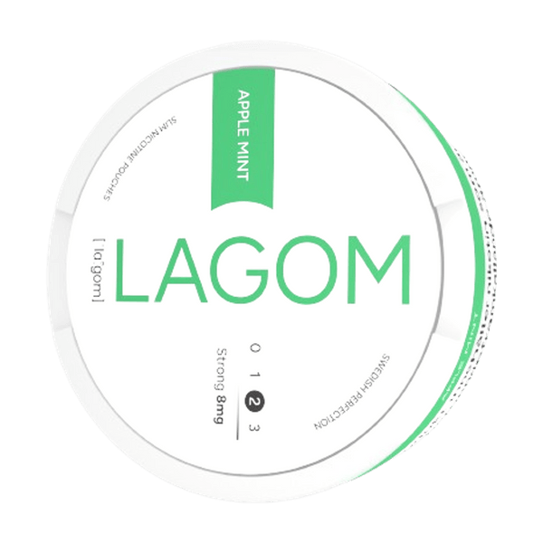 LAGOM Lagom Apple Mint Strong 8mg nikotinpárnák