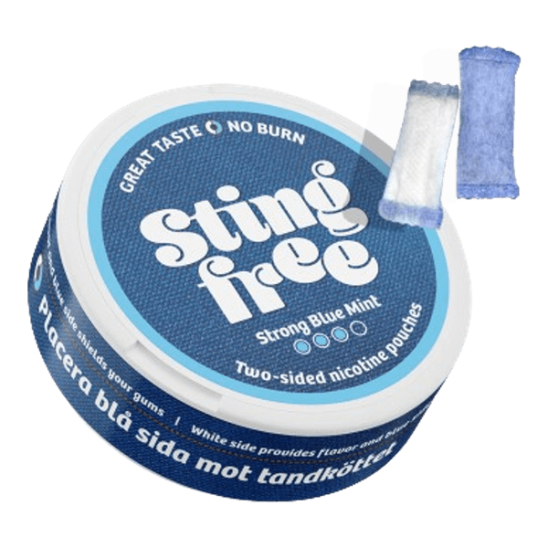 STING FREE Sting Free Strong Blue Mint nikotinpárnák