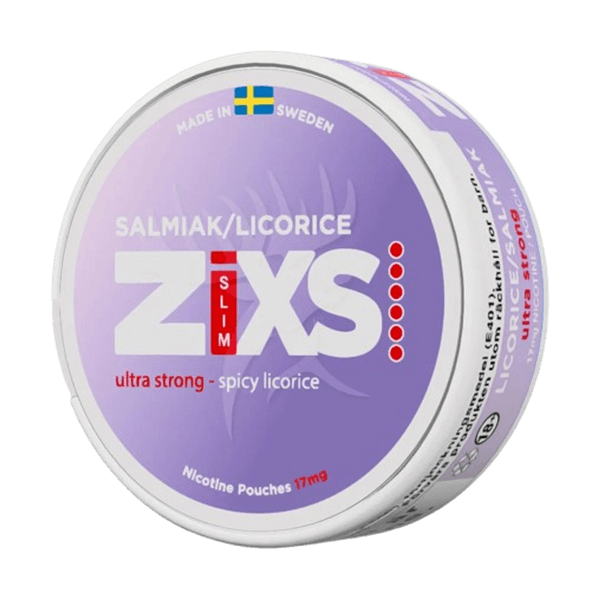 ZIXS ZIXS Salmiak Ultra Strong nikotinpárnák