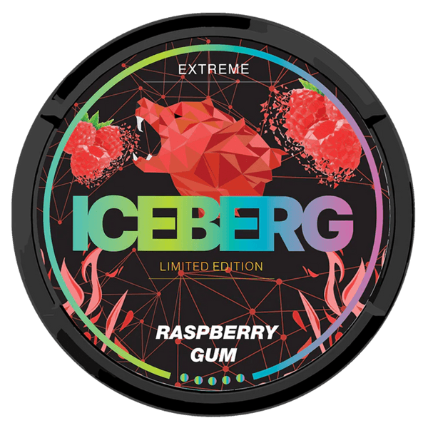 ICEBERG ICEBERG Raspberry Gum Extreme nikotinpárnák