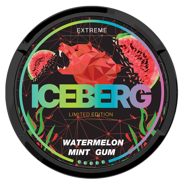 ICEBERG Iceberg Watermelon Mint Gum Extreme nikotinpárnák