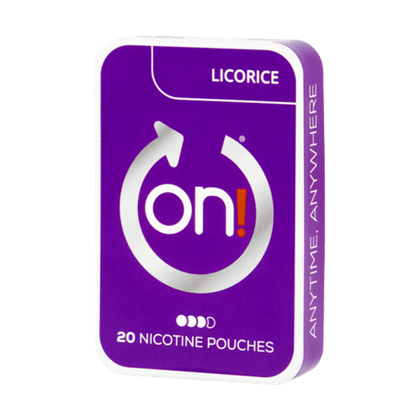 on! Liquorice Mini Dry 6mg nikotinpárnák